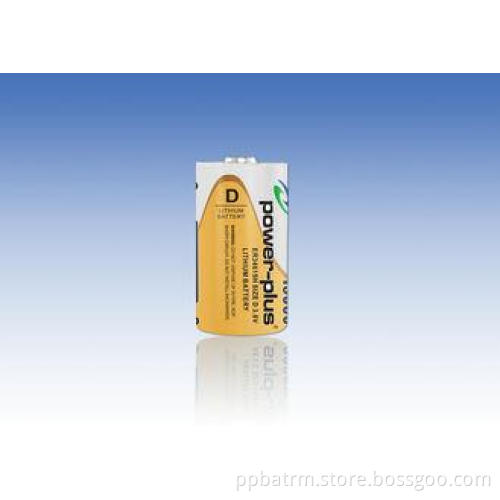 ER34615 size D Lithium cylindrical li - socl2 battery 3.6V/